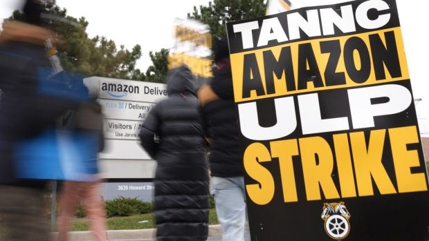 Amazon workers strike