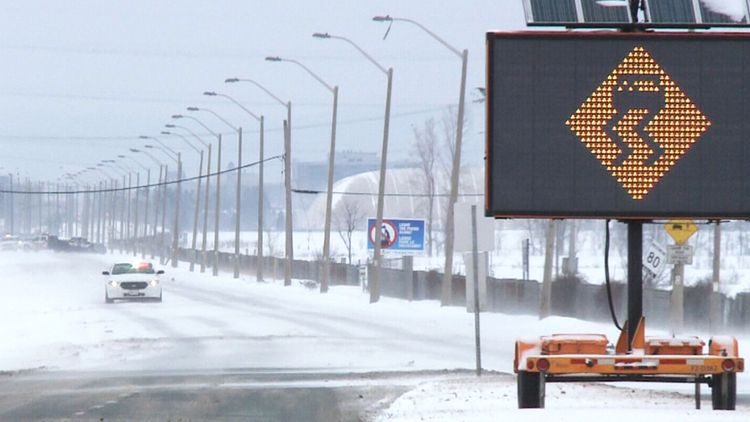 Freezing rain warning